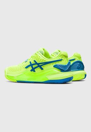 Tenis para Tennis Amarilo Neón-Azul asics Gel-Resolution 9 Clay
