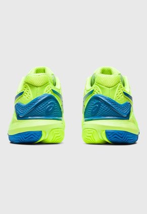 Tenis para Tennis Amarilo Neón-Azul asics Gel-Resolution 9 Clay