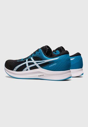 Tenis Running Negro-Celeste-Blanco asics Hyper Speed 2