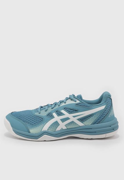 Tenis para Tennis Turquesa-Blanco asics Upcourt 5