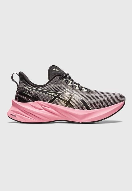 Tenis Running Negro-Rosa asics Novablast 3 LE