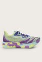 Tenis Running Celeste-Violeta-Verde asics Noosa Tri 15 de Asics