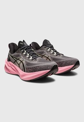 Tenis Running Negro-Rosa asics Novablast 3 LE