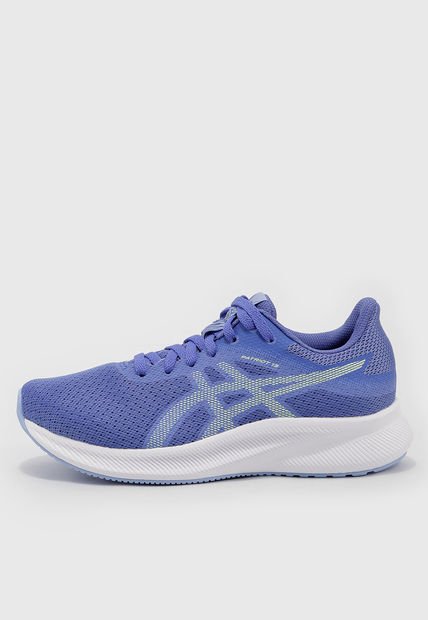 Tenis Running Azul Zafiro-Amarillo Neón-Celeste asics Patriot 13