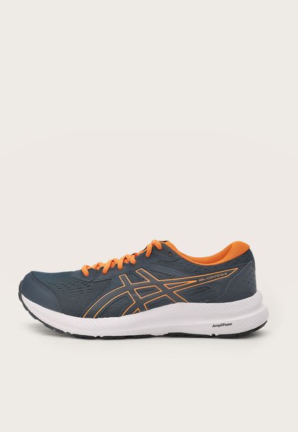 Tenis Running Azul Navy-Naranja asics Gel-Contend 8