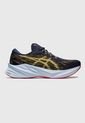 Tenis Running Azul Navy-Celeste-Rojo asics Novablast 3 de Asics