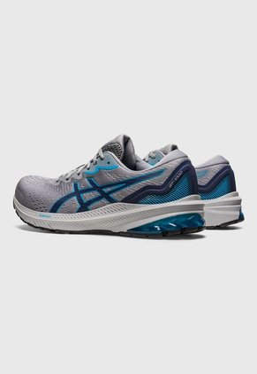 Tenis Running Gris-Celeste-Azul Navy asics GT-1000 11