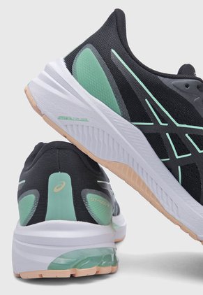 Tenis Running Negro-Verde-Naranja Pastel asics GT-1000 12