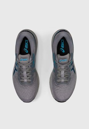 Tenis Running Gris-Celeste-Azul Navy asics GT-1000 11