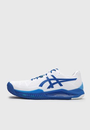 Tenis para Tennis Blanco-Azul asics GEL-Resolution 8 Clay