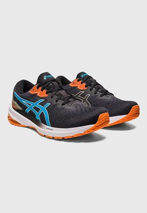 Tenis Running Negro-Naranja-Beige asics GT-1000 11