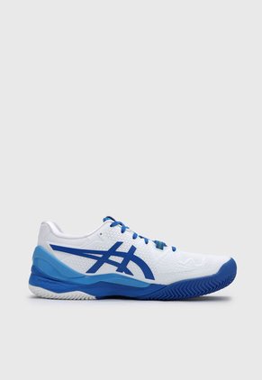 Tenis para Tennis Blanco-Azul asics GEL-Resolution 8 Clay