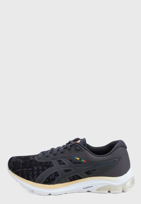 Tenis Running Negro-Blanco asics Pulse 12