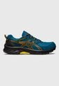 Trail Running Azul Petróleo-Negro-Amarillo asics Gel Venture 9 de Asics