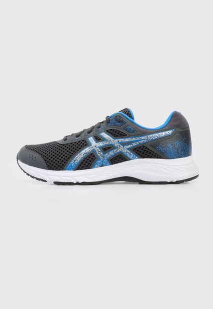 Tenis Training Gris-Azul-Blanco asics Raiden 3