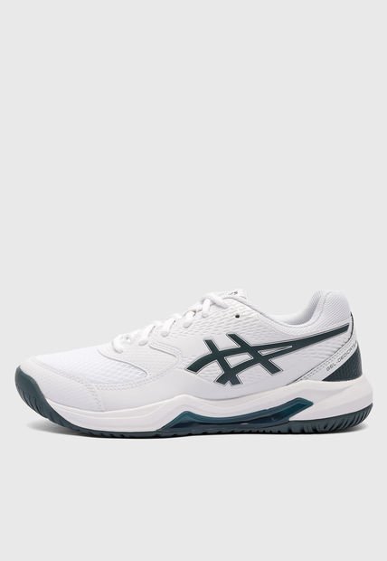 Tenis para Tennis Blanco-Verde Jade asics GEL-Dedicate 8