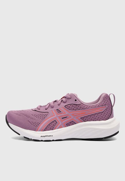 Tenis Running Lila-Blanco-Naranja asics Gel-Contend 9