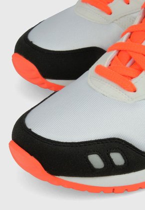 Tenis Lifestyle Blanco-Negro-Naranja asics Gel-Lyte III Og