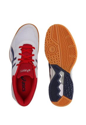 Tenis Blanco-Azul-Rojo asics Rocket 8