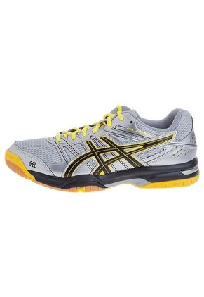 Tenis Plateado-Amarillo asics