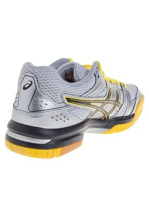 Tenis Plateado-Amarillo asics