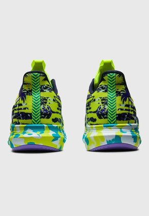 Tenis Running Amarillo Neón-Turquesa-Lila asics Noosa Tri 14