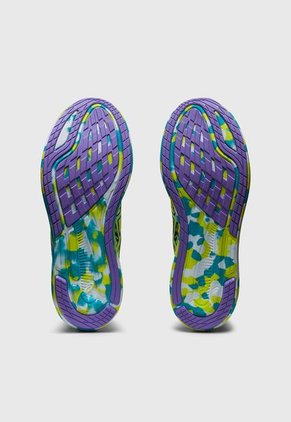 Tenis Running Amarillo Neón-Turquesa-Lila asics Noosa Tri 14