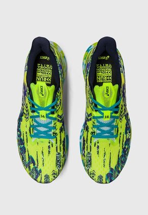 Tenis Running Amarillo Neón-Turquesa-Lila asics Noosa Tri 14