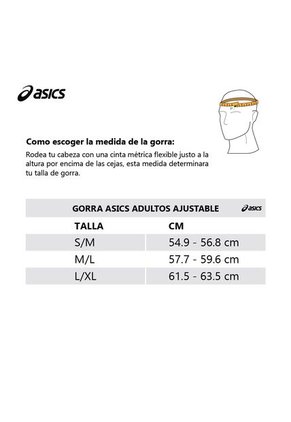 Visera Asics Court Core Graphic Visor Unisex-Azul