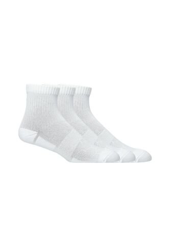 Medias Asics Practice Quarter 3P Unisex-Blanco Asics