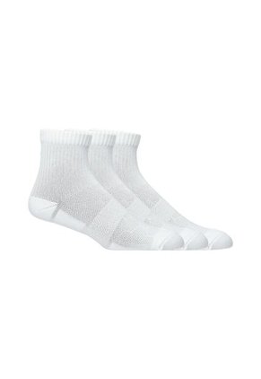 Medias Asics Practice Quarter 3P Unisex-Blanco