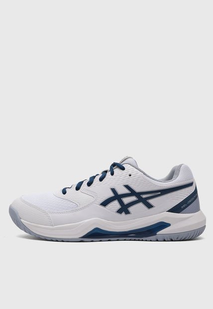 Tenis para Tennis Blanco-Azul asics GEL-Dedicate 8