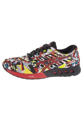 Running Negro-Blanco-Rojo-Amarillo asics fuzeX