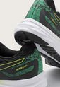 Tenis Running Negro-Blanco-Verde Neón asics Kabuki de Asics
