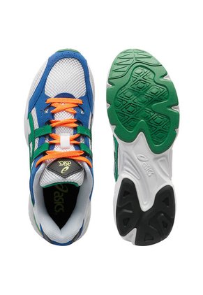 Tenis Blanco-Azul-Naranja asics Gel-Bnd