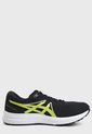 Tenis Running Negro-Blanco-Verde asics Gel - Contend 7 de Asics