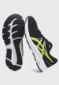 Tenis Running Negro-Blanco-Verde asics Gel - Contend 7 de Asics