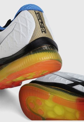 Tenis Running Blanco-Negro-Azul asics Gel-Quantum Infinity