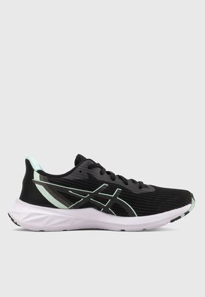 Tenis Running Negro-Blanco-Verde Menta asics Versablast 3
