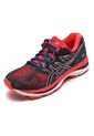 Tenis Running Coral Neón-Azul-Blanco asics Gel-Nimbus 2.0 de Asics