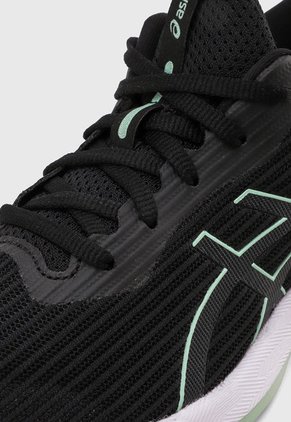 Tenis Running Negro-Blanco-Verde Menta asics Versablast 3