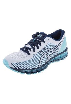 Running Blanco/Azul/Verde menta asics Gel-Quantum 360 Cm
