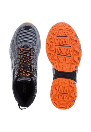 Running Negro/Gris/Naranja asics Gel - Venture 6 (4E)