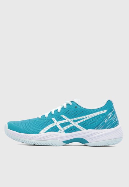 Tenis para Tennis Turquesa-Blanco-Verde Menta asics Gel Game 9