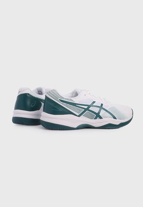 Tenis para Tennis Blanco-Verde asics Gel Game 8