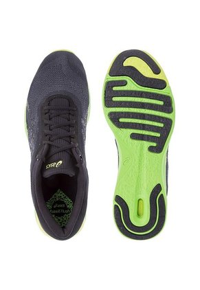 Running Negro-Verde asics FuzeX Rush