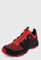 Tenis Running Rojo-Negro asics Gel- Fujirado de Asics