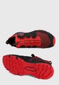 Tenis Running Rojo-Negro asics Gel- Fujirado de Asics