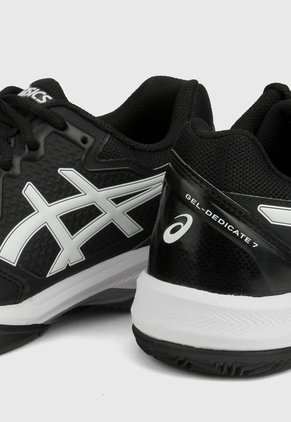 Tenis para Tennis Negro-Blanco asics Dedicate 7 Clay