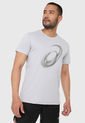 Camiseta Gris-Blanco asics Silver Ss de Asics